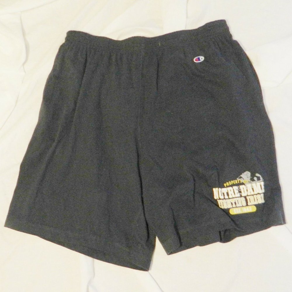 Champion Notre Dame Fighting Irish Champion Athletic Shorts Men's Sz XL NWT!